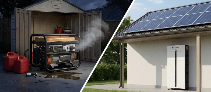 Pourquoi un système de stockage d'énergie solaire est-il préférable à un générateur lors d'une panne de courant ?
